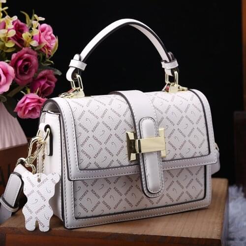 Hot Sale Bag for Women 2021 New Fashion Plaid Prints Messenger Bag Ladies Designer Genuine Leather Purses Sac Bandouliere Femme