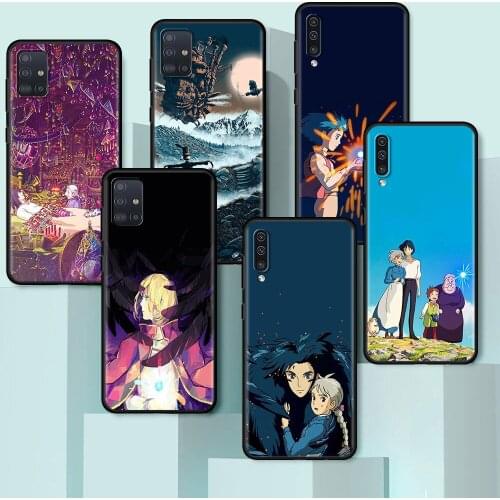 Howls Moving Castle Phone Case for Samsung Galaxy A51 A71 A21s A12 A31 A41 A32 A02s A11 A72 A52 A42 5G A01 A91 A21 EU Cover