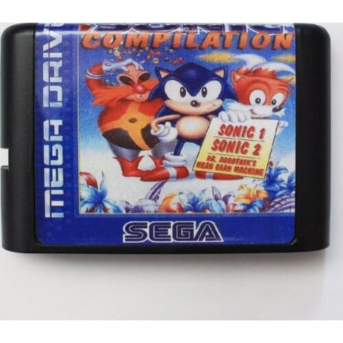 Sonic Complition 16 bit SEGA MD Game Card For Sega Mega Drive For Genesis