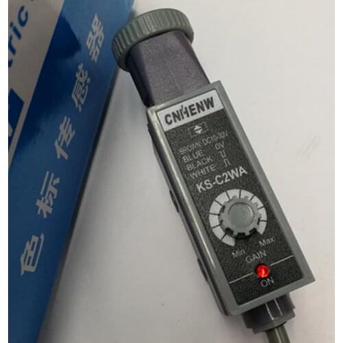 KS-C2WA high speed white light source color sensor bag machine color identifier correction sensor