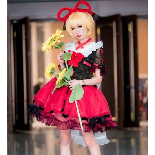 Hot Selling Game Touhou Project Medicine Melancholy Cosplay Costume Lovely Uniform Skirt Carnival Party Role Play Clothing S-XL
