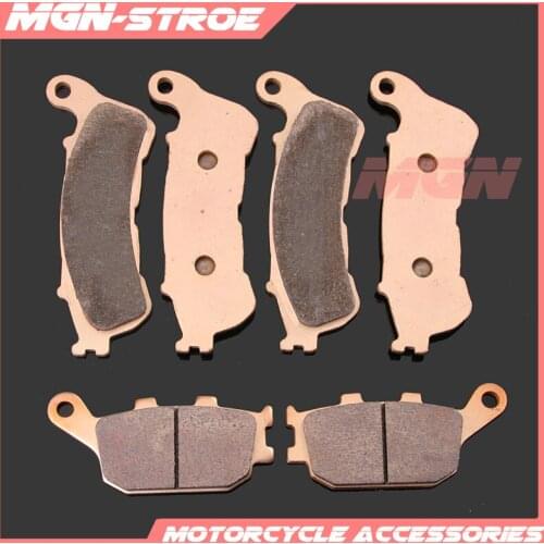 Motorcycle metal sintering brake pads For CB1300 S/SF CB400 VTEC 08-15 CBF500 04-07 NC700/X/S 12-16 ABS XL700/V VT1300 10-11