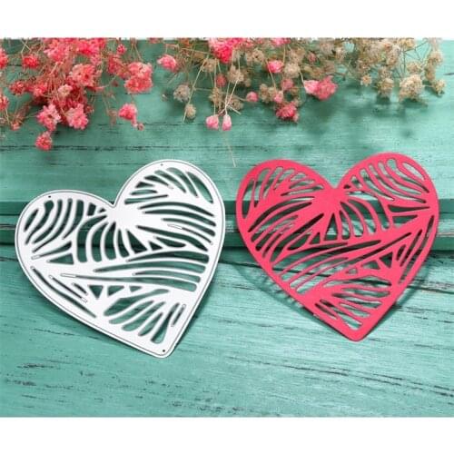 Heart Shape Metal Cutting Dies Scrapbooking Stencil DIY Paper Card Decorative Embossing Craft Dies New