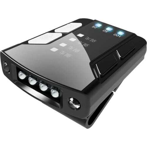 Mini Rechargeable Clip Cap Light Sensor Type Super Bright Waterproof Night Fishing Camping Headlight Smart Battery Display