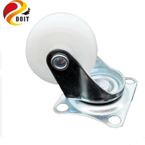 Original DOIT PP Omni Wheel Universal Wheel Pant Metal Cabinet Furniture Feet Orbit 2wd car box case 25mm Nylon Caster Car part