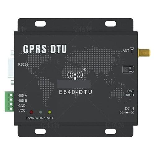 RS232+RS485 serial port to GPRS DTU|Wireless digital GSM module server RTU radio