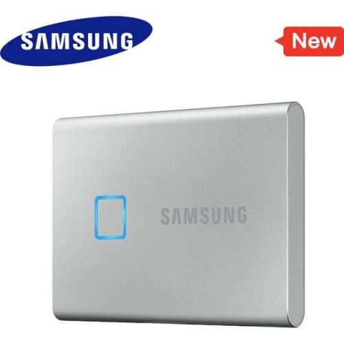 Samsung SSD T7 Touch Portable NVMe 2TB 1TB 500GB USB3.2 Fingerprint Recognition Unlock Type-C interface Solid State Drive