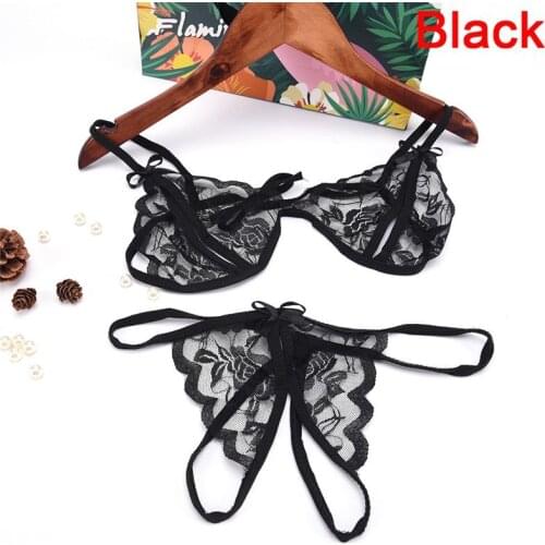 Sexy Costumes Sexy Bra+T Pants Women Lingerie Sexy Hot Erotic Underwear Transparent Baby Doll Exotic Apparel Babydoll Lingerie