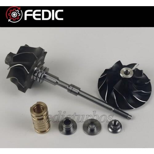Turbocharger shaft and wheel GT1749V 724930 Turbo rotor assembly for Audi Seat Skoda VW 2.0TDI 100 Kw 103 Kw BKD AZV BKP 2003