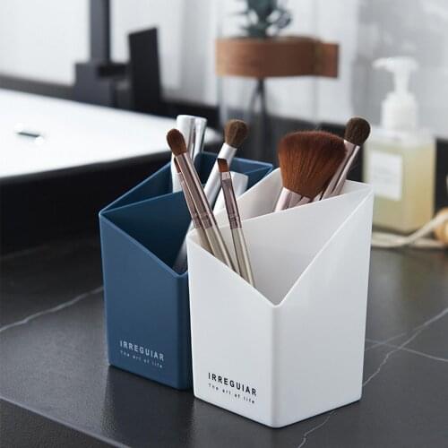 Creative Large Capacity Desk Pen Holder Pencil Makeup Storage Box Desktop Organizer Stand Case School Office Stationery