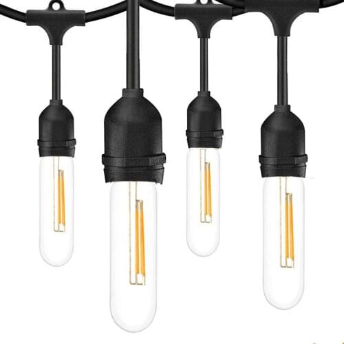 Outdoor String Lights 10M 20LED Globe Patio Lights Retro Edison Bulbs Garden Decoration Hanging Light For Backyard Porch Balcony