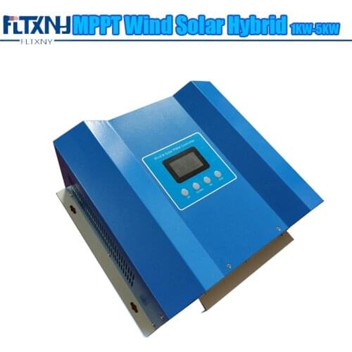 FLYTXNY POWER 1kw 2kw wind solar hybrid boost booster controller with optional 232 communication