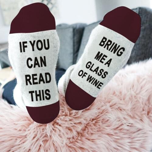 Hip Hop Wine Socks Men Women Funny Socks Male Female Striped Novelty Socks