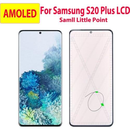 Original 6.7" LCD For Samsung Galaxy S20 S20 Plus S20+ S20 U Display Touch Screen Digitizer Assembly Replacement SuperSamll Dot