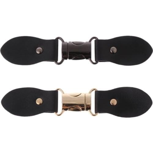 1 Set Leather Toggle Button Metal Insert Buckle Fastener For Bag Sweater Jacket Coat DIY Sewing Accessories Crafts E56C