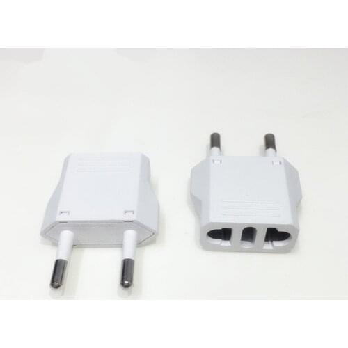 3pcs Japan American US To EU Plug Adapter European Euro Travel Power Adapter Charger Electric Plug Charger Socket AC Converter