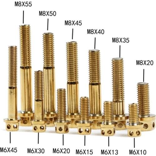 6pcs/lot 304 stainless steel Motorcycle screws M8*20/35/40/45/50/55mm screw M6*10/13/20/30/45mm Motorcycle bolts