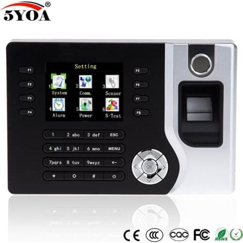 A-C071 TCP/IP Biometric Fingerprint Time Clock Recorder Attendance Employee Electronic Punch Reader Machine Realand