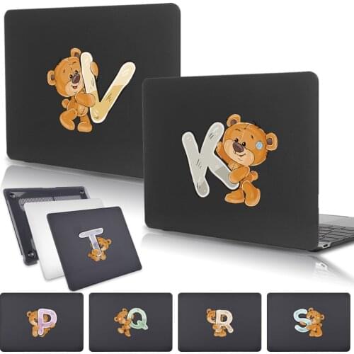 Laptop Case for Macbook Air 13 A2337 M1 A2179 2020 A1932 Touch ID&Air 11" A1370 A1465 Initial Name Printed Plastic Case Cover