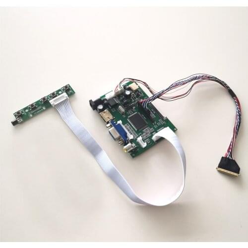 For LTN101NT05/LTN101NT06/LTN101NT07 LVDS 40Pin WLED 2AV+VGA 1024*600 10.1" laptops panel LCD screen controller board kit