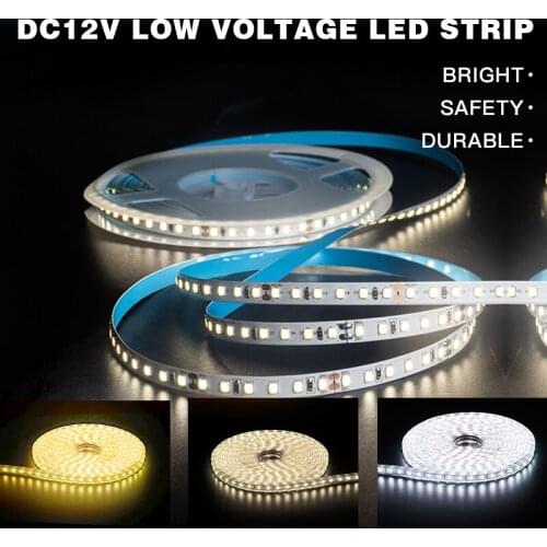 1M DC 12V Flexible 120 LED On Strip 2835 SMD lights Festival Party Decoration lamp LED Tape Diode Ribbon
