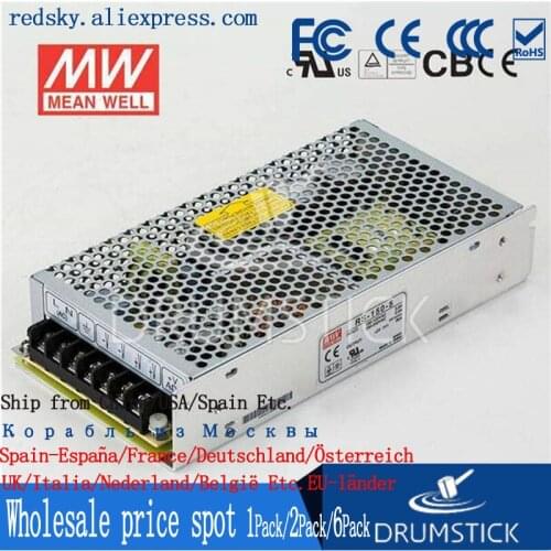 Steady MEAN WELL RS-150-12 12V 12.5A meanwell RS-150 150W Single Output Switching Power Supply