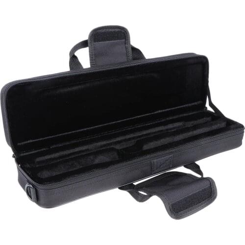 Classic Padded Flute Carry Case Bag Cover With Side Pocket Shoulder Strap