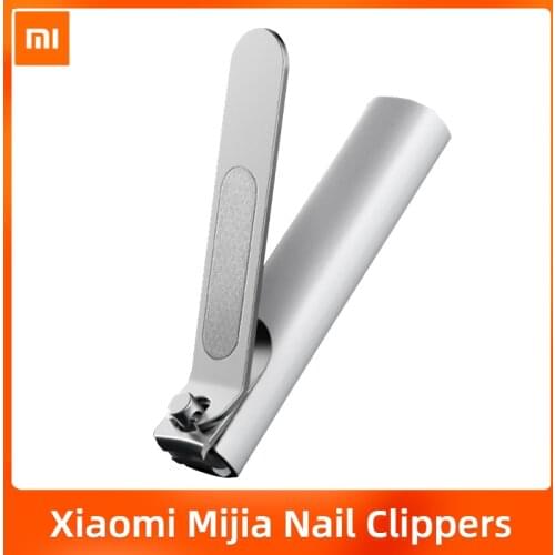 2020 New Xiaomi Mijia Stainless Steel Nail Clippers With Anti-splash cover Trimmer Pedicure Care Nail Clippers Professional File