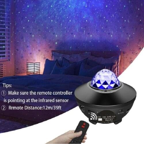 Sound party lights disco ball laser projector for home Christmas lighting Nightclub music remote
