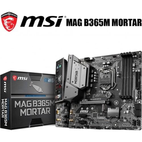 NEW MSI MAG B365M MORTAR LGA 1151 Intel B365 DDR4 64GB M.2 GAMING Desktop MSI B365 Mainboard 9th Gen 8th Gen Core i7/i5/i3 1151
