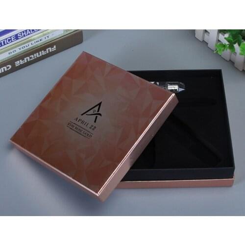 Fashion design 100ml matte black square glass cosmetic skincare packaging box Printing ---PX12017