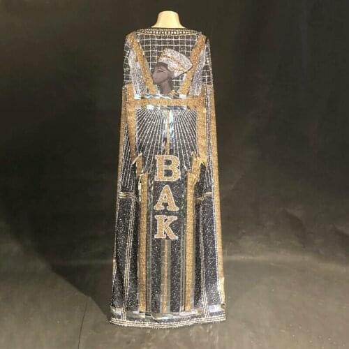 New Women Nightclub Party Stage Wear Bling Costumes Sexy Cape Full Of Silver Gold Sparkling Crystals Clothing