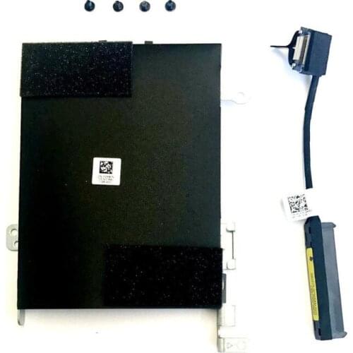 WZSM New Hard Drive Cable For Dell Latitude E5570 HDD Cable Connector 4G9GN + Caddy Frame Bracket 0VX90N