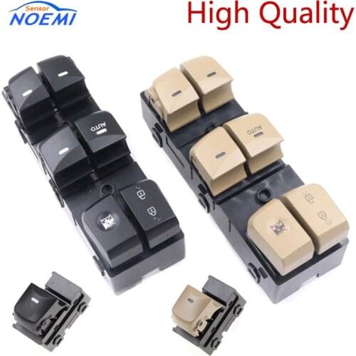 YAOPEI New 93570-4V000 Black or Beige Driver Side Front Window Control Switch For Hyundai 12-16 Elantra Lang Move 935704V000