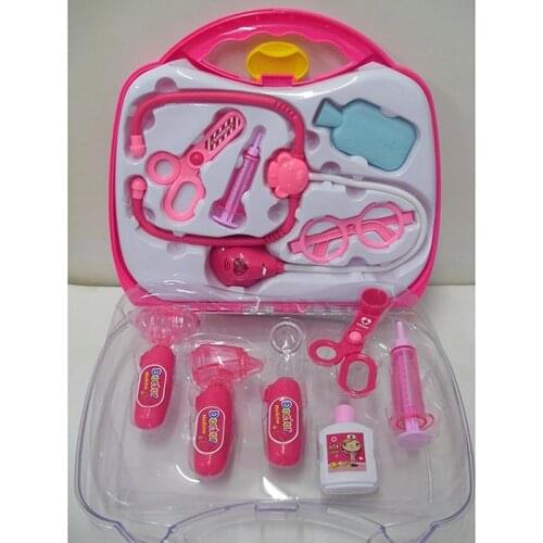 Plastic simulated set HOGNSIGN Children Day Girls Toys Set 3-6 Year-old Girl Babies Plastic Simulated Injection Stethoscope