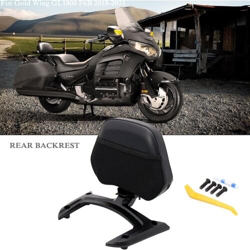Motorcycle Passenger Seat Rear Backrest Cushion Back Rest Pad For Honda Gold Wing Goldwing GL 1800 GL1800 GL1800B F6B 2018-2021