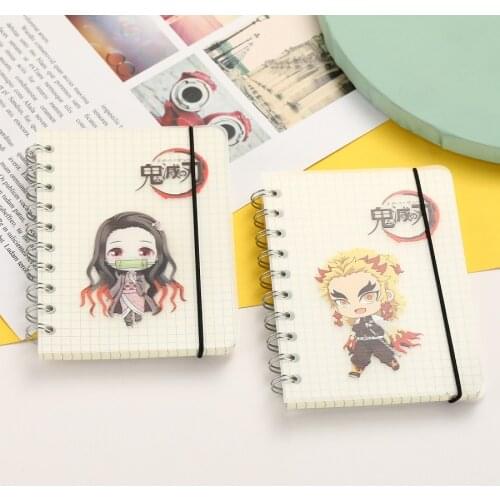 Demon Slayer Kimetsu No Yaiba Kamado Tanjirou Agatsuma Zenitsu Collection Diary Student Stationery Notebook Fans Student Gift
