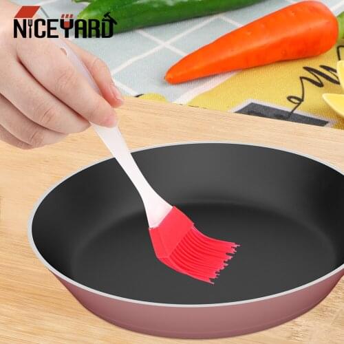 NICEYARD High Temperature Resistance Silicone Oil Brush Basting Brush Bake Tool Chefs Spice Brush kitchen Tools BBQ Tools