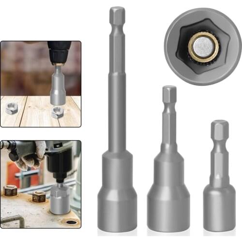 1pcs Drill Magnetic Screwdriver Bit The Sleeve Holder Connect Link Extension Hex Key Star Key Wrencn Sets Wood Metal Drilling