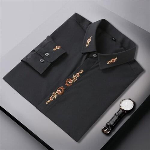 VROKINO Men's Long Shirts
