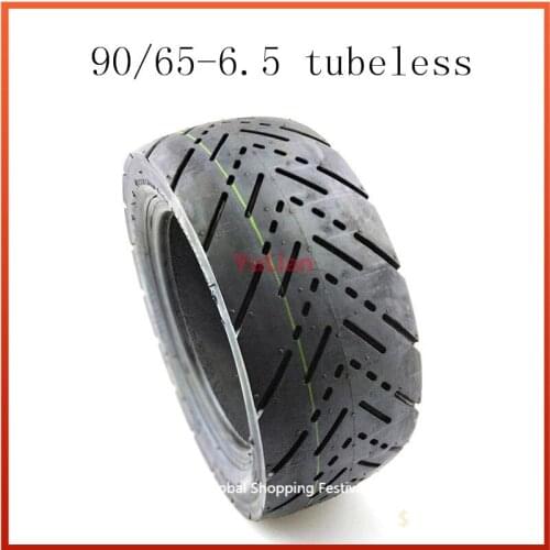 High Quality 11 Inch PneumaticTubeless Tire 90/65-6.5 Thickened Wear-resistant Road Tyre for Electric Scooter Accessory