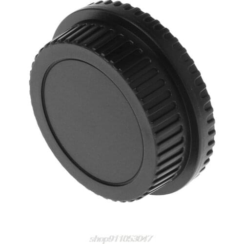 Rear Lens Body Cap Camera Cover Set Dust Screw Mount Protection Plastic Black Replacement canon EOS EF EFS 6D D07 20 Dropship