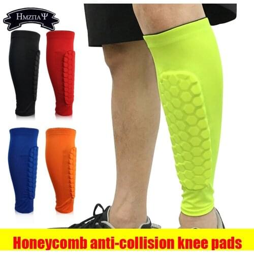 1PCS Outdoor Elastic Sports Leggings Football Basketball Cycling Honeycomb Leggings Running Calf Protective Support Protector