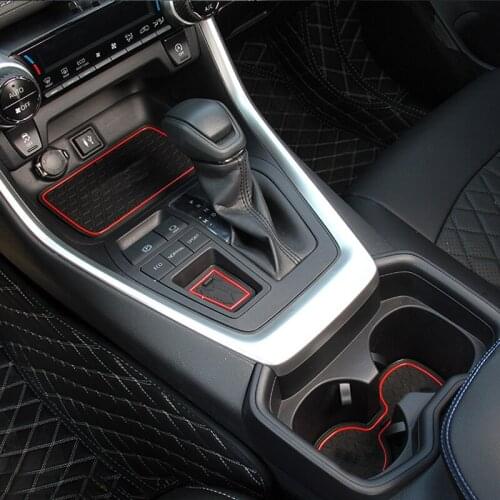 13pcs for TOYOTA RAV4 2020-2021 Gate slot Water cup mat Storage box non-slip mat
