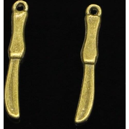 160 pcs Antique Bronze Plated operation knife Charms Pendant For DIY Necklace Bracelet Jewelry Making DIY Handmade 25mm