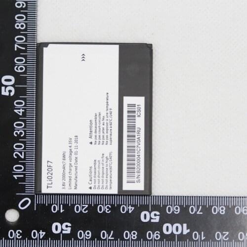 2pcs 2000mah TLI020F7 Mobile Battery For Alcatel PIXI 4 5045D Pop 2 5042D C7 7040 7040D 7041 7041D J720 J720T J726T J726T-so2