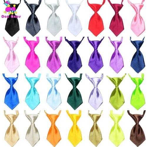 20/30/50/100pcs/lot Mix Colors Pet Cat Dog Tie Grooming Accessories Adjustable Puppy Rabbit Bow Tie Products Pet Bowtie Supplies