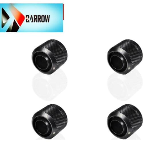 4PCS Barrow THKN-3 / 8 hose connector, fingertight connector G1 / 4" 3/8" ID x OD (10x16mm) or 3/8" ID x OD (10x13mm) adapter