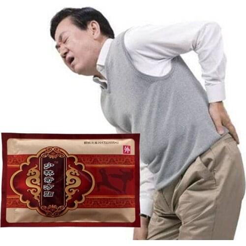 8Pcs/Bag Shaolin Muscle soreness Rthritis Neck Body Pain Massage care Patches Far IR Heating Analgesic Plasters