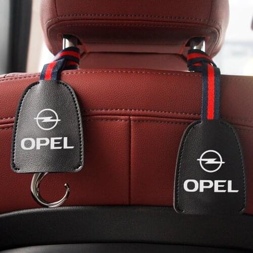 Car Multi-functional Metal Hanger Hook Holder Clip Auto Seat Headrest Cloth Grocery Storage Fastener For Opel Astra Mokka Zafira